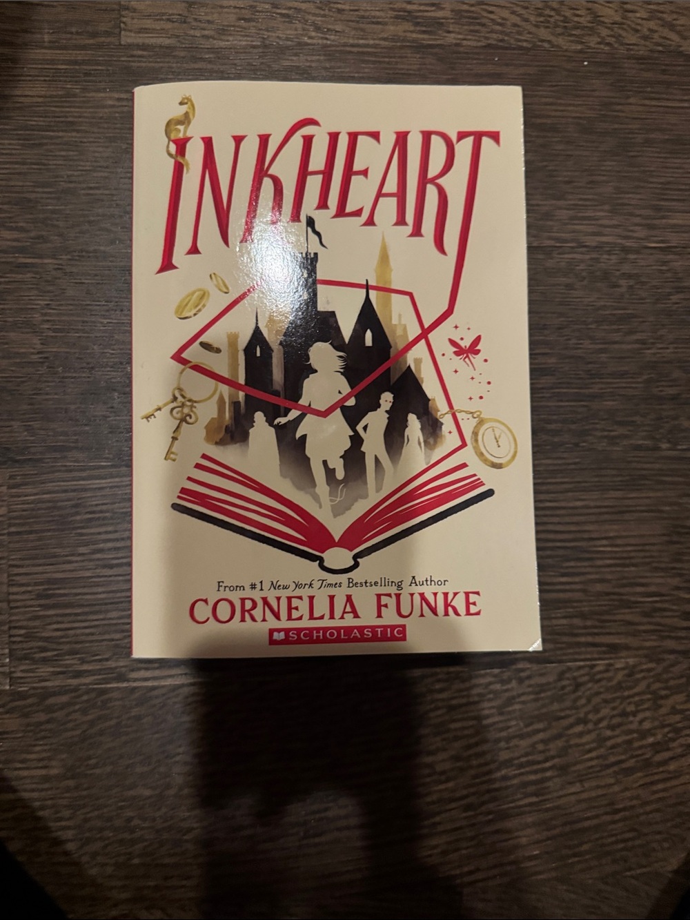 Inkheart by Cornelia Funke - Red and Cream Cover